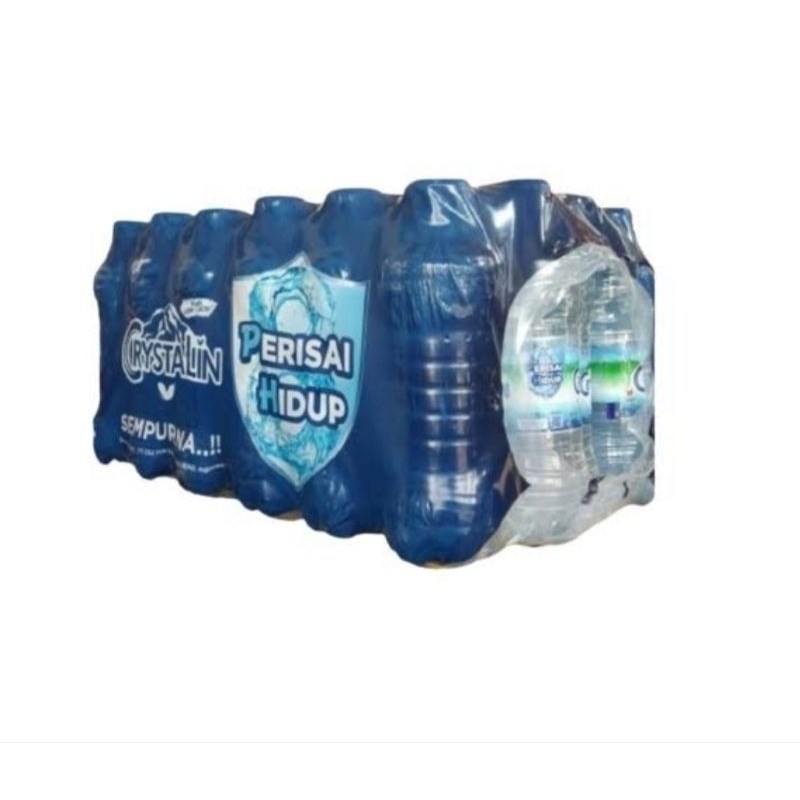 

Crystalin Air Minum Mineral 600ml 1 Dus Isi 24 Botol