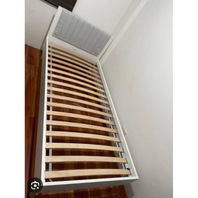 Bed Frame Single 90X200Cm Rangka Tempat Tidur Dipan Ranjang Kaki Baja