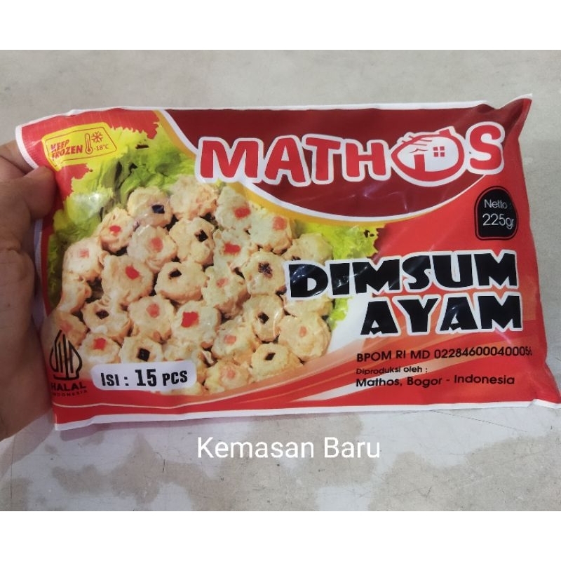 

Dimsum Ayam Siomay ayam Mathos isi 14 pcs