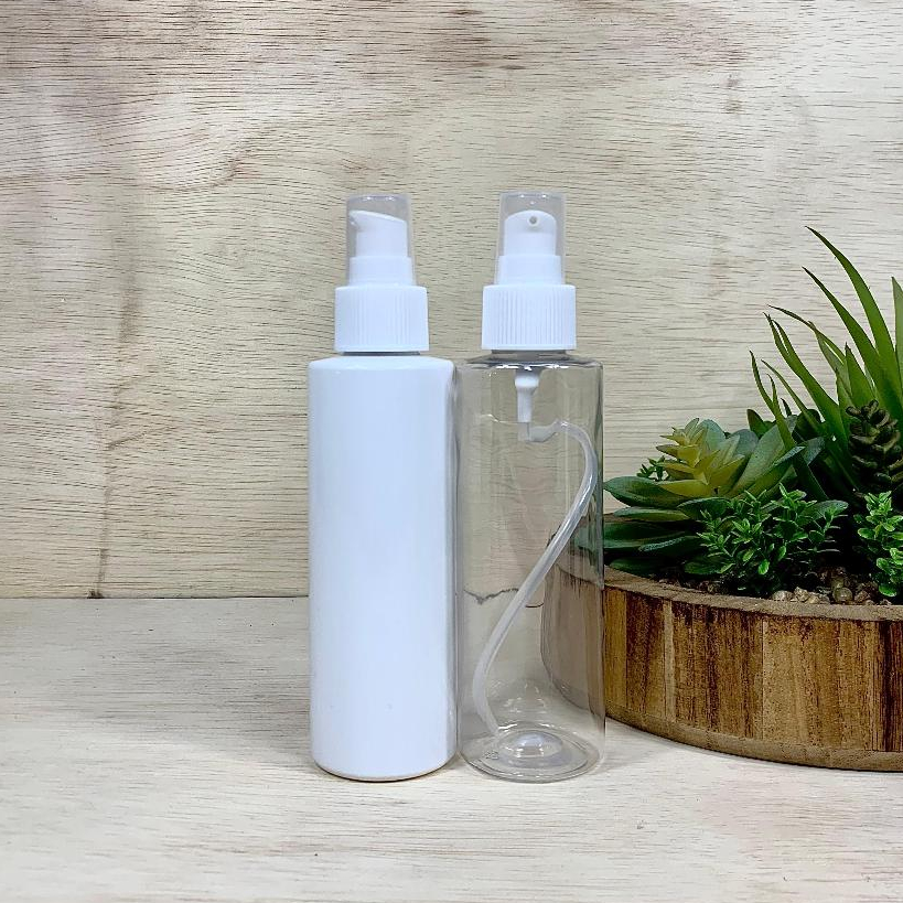 Botol Pump 150 Ml Treatment Putih / Botol Treatment Pump 150 Ml RF / Botol Pump 150 Ml