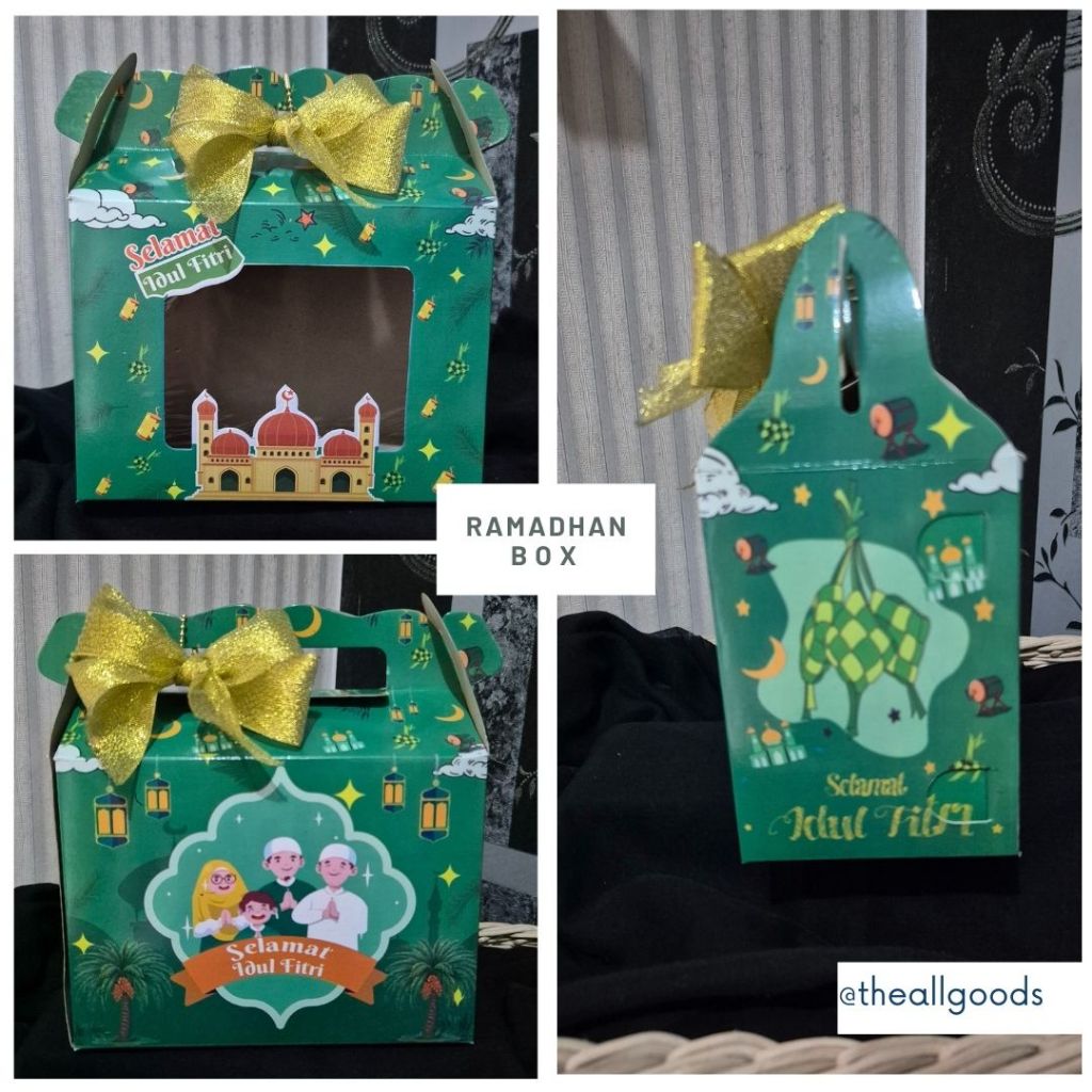 

Gable Box Window ramadhan uk. 18.5 x 9.5 x 13.5 - RAMADHAN / LEBARAN / PENGAJIAN / ARISAN / HAMPERS