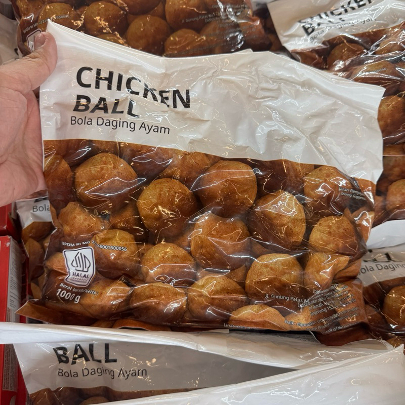 

Baso Daging Ayam Halal / Swedish Chicken Meat Ball IK3A FROZEN 1 Kg