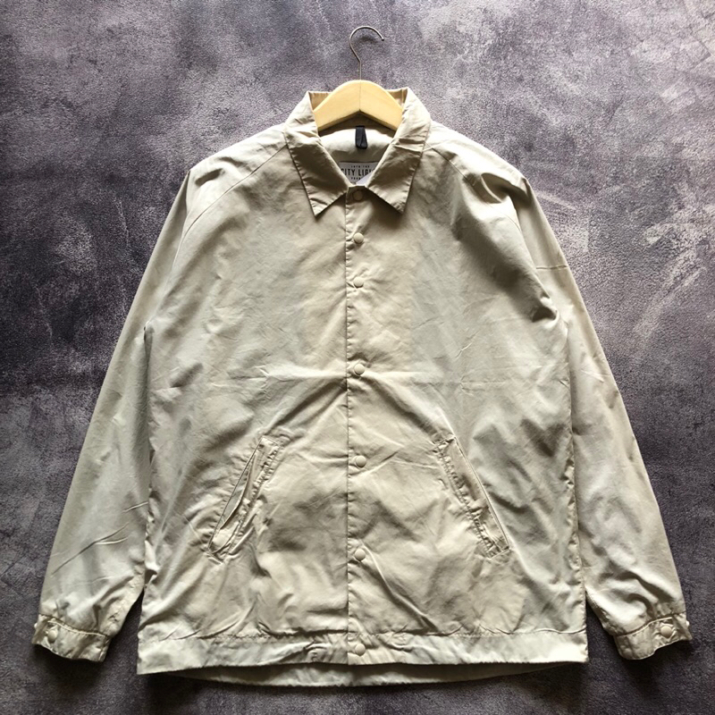 Coach Jacket CITY LIGHTS J*APAN Second Size fit L,coach jacket second coach putih second outdoor jac