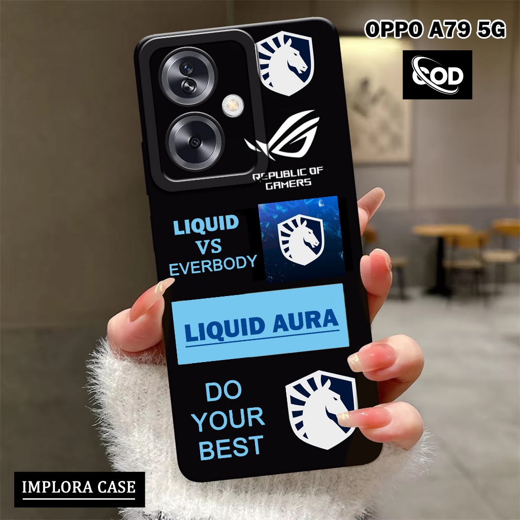 Case OPPO A79 5G 2024 Case GAMING IMPLORA CASE Casing OPPO A79 5G 2024 Softcase Pro Camera OPPO A79 