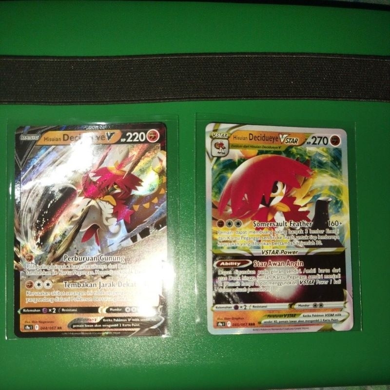 Kartu Pokemon Hisuian Decidueye V/VSTAR