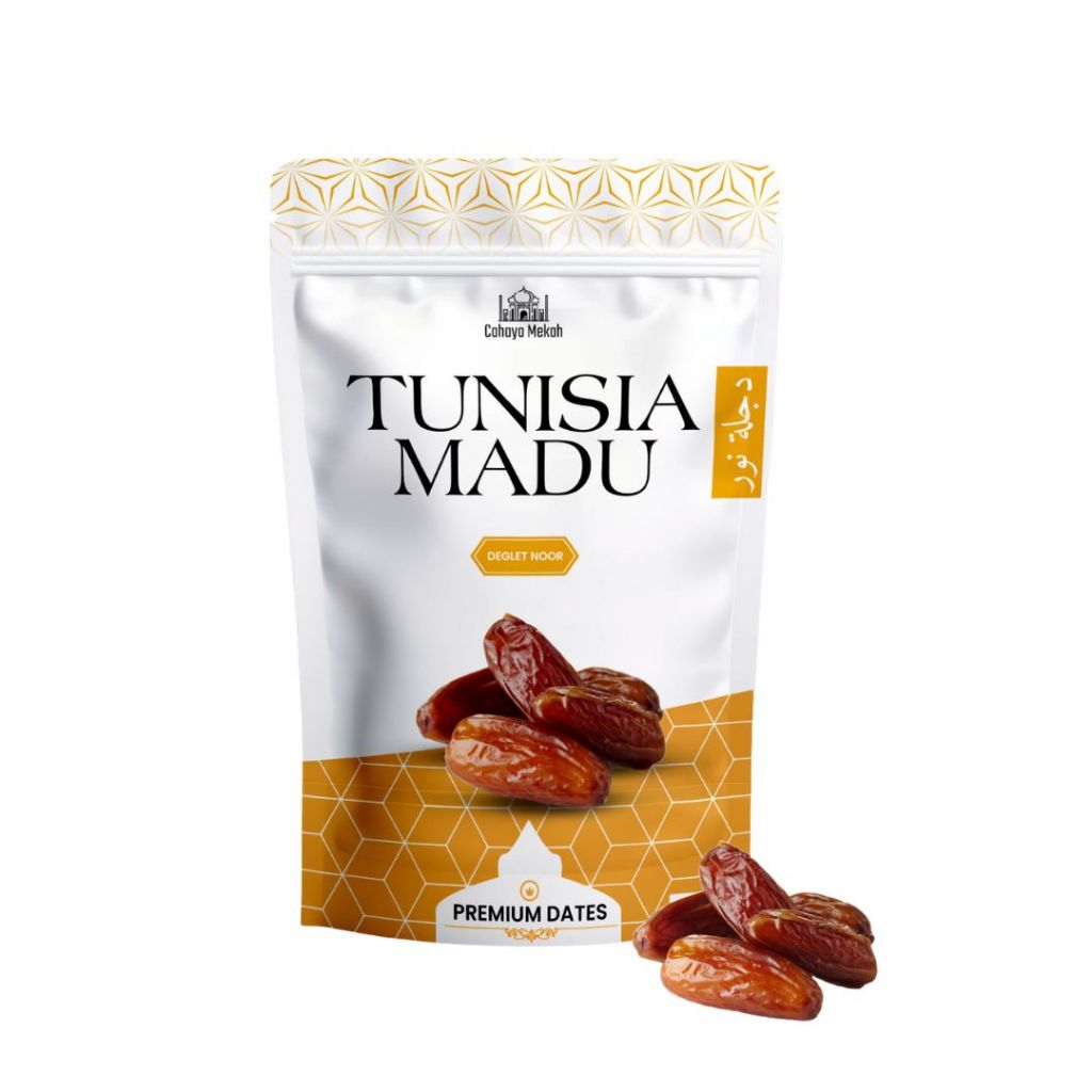 

Cahaya Mekah Kurma Tunisia Deglet Noor Pouch 1kg Premium Original High