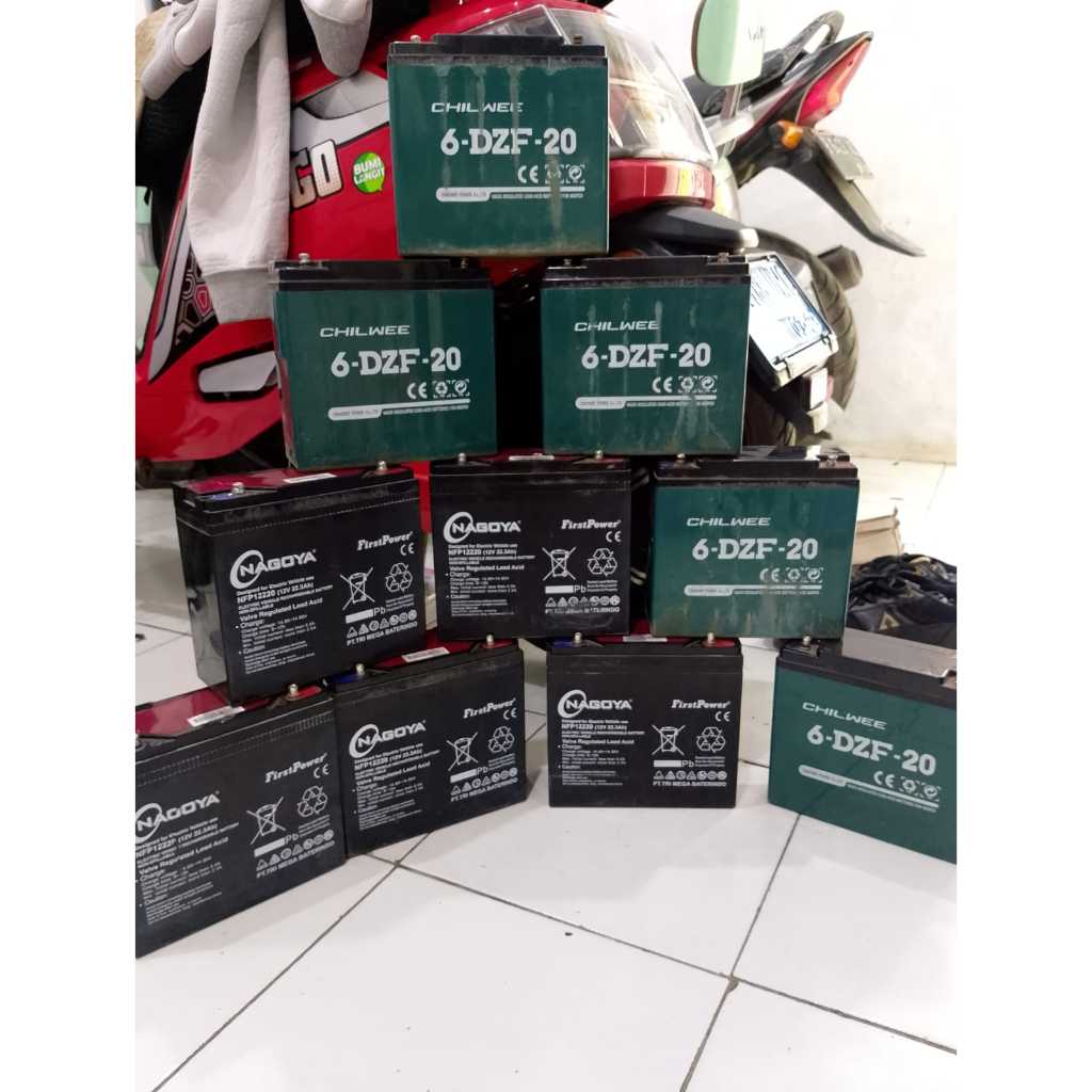 aki baterai sla motor listrik, sepeda listrik