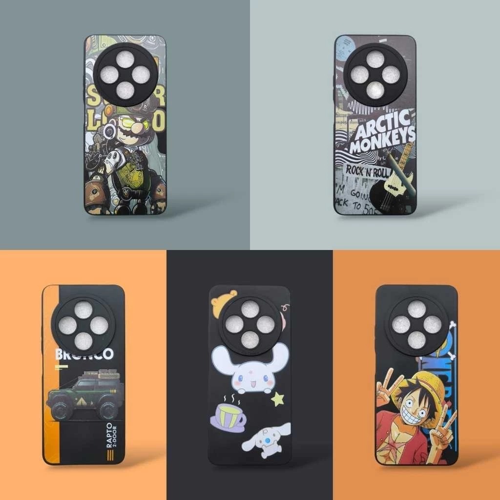 [ Vivo X50 / V29E ] SOFT CASE BIG EYE CORAK PRO CAMERA MOTIF LUFFY CINNAMOROLL