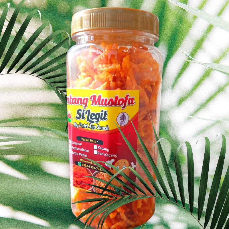 

Kentang mustofa Silegit/kentang mustofa toples 175gr/mustofa pedas manis