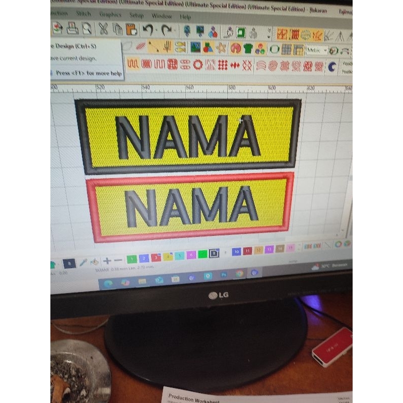 nama bet timbul standar polri