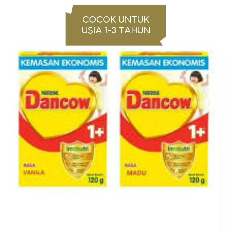 

Dancow 1+ 120 gram rasa madu & vanila 120gr