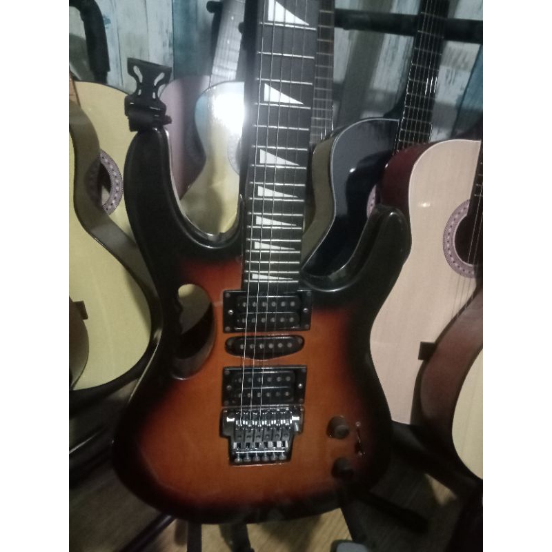 OLSHOP BANJARMASIN - Gitar elektrik second kinclong Rockwell RG212 mulus normal siap pakai