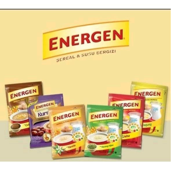 

Energen Sereal dan Susu/ Minuman Energen Renteng/ Energen Sachet/ Energen Renceng 35g X 10 Sachet