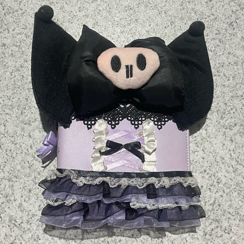 

Binder A6 2P Macaron Lilac lace macaron sanrio kuromi