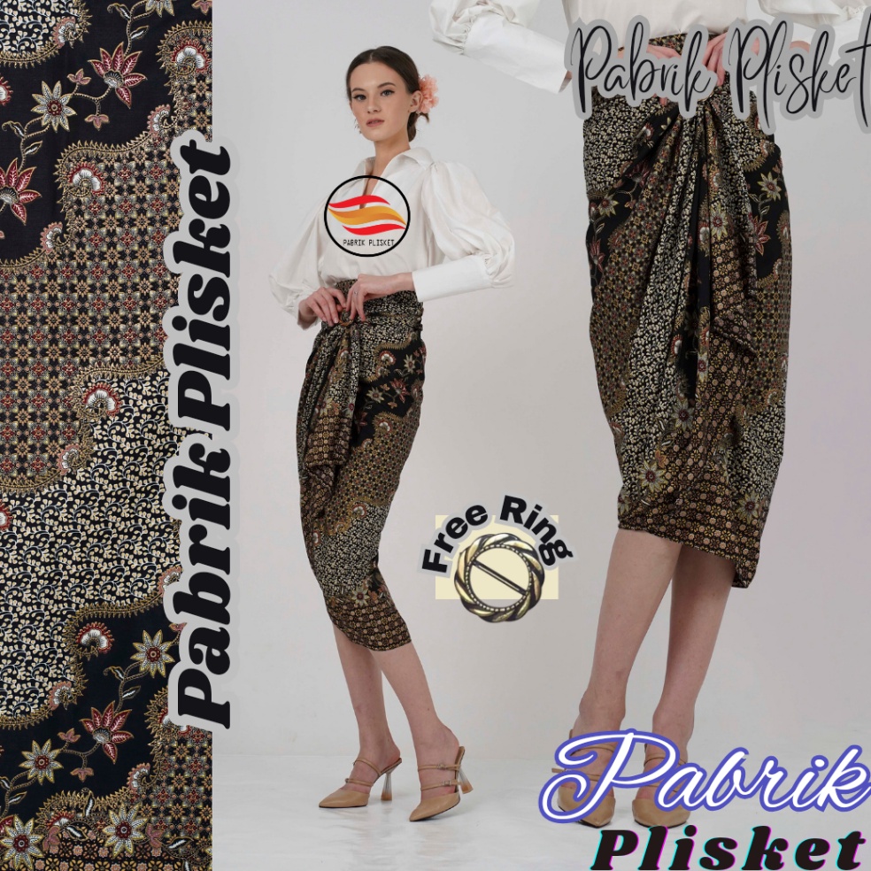 Model Baru Rok lilit batik bawahan kebaya modern rok kebaya terlaris terbaru hits kekinian 224