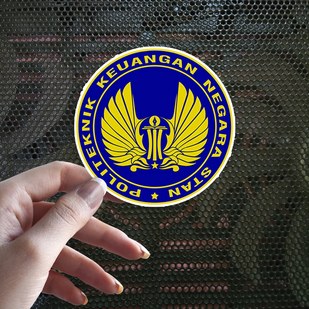 

Sticker Decal Vinyl Tahan Air Politeknik Keuangan Negara STAN