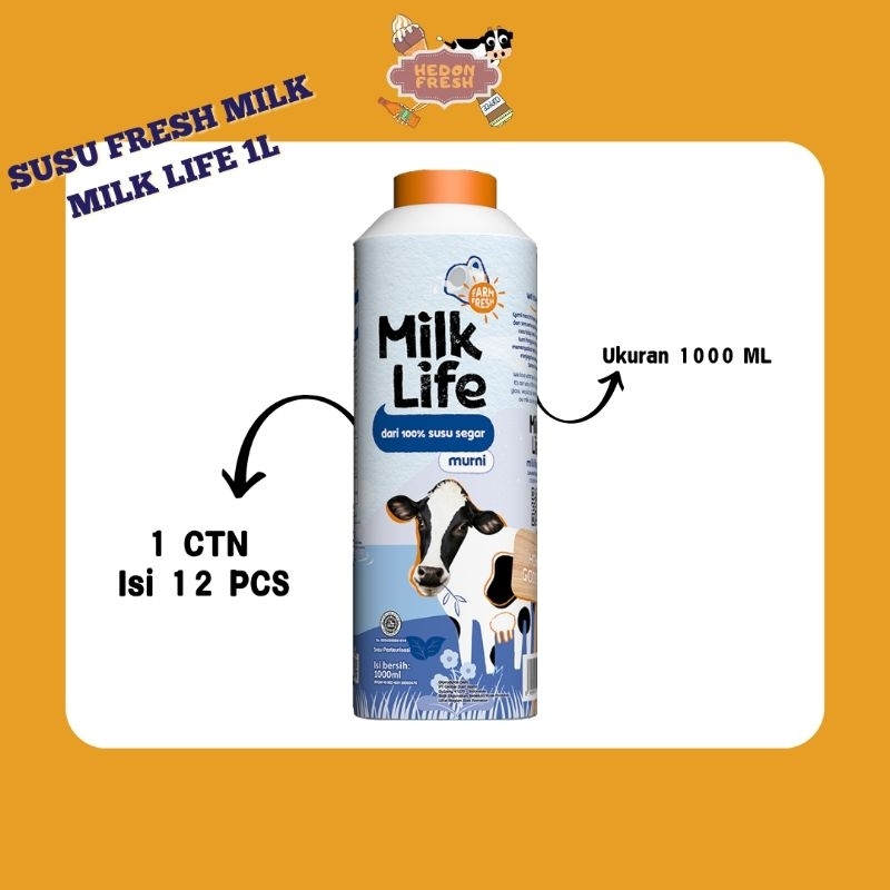 

Milk Life Baristas Choice 1Liter Fresh Milk Milklife Barista Freshmilk 1 Karton