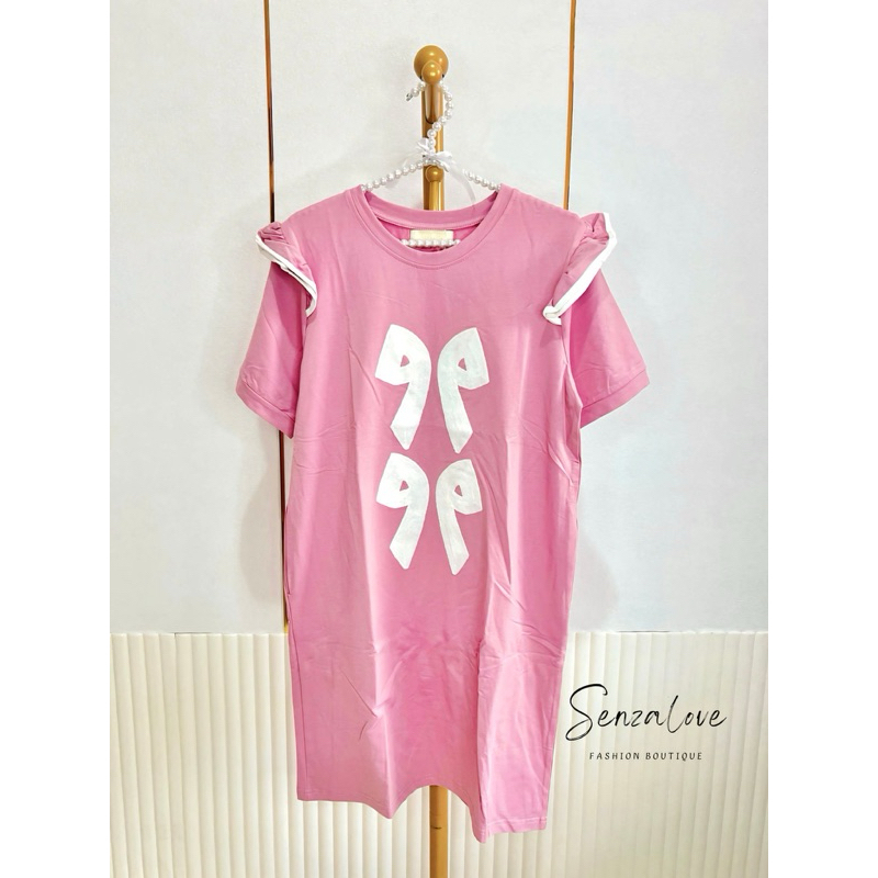 Ribbon Pink Dress | Dress Brand Miss Manta premium