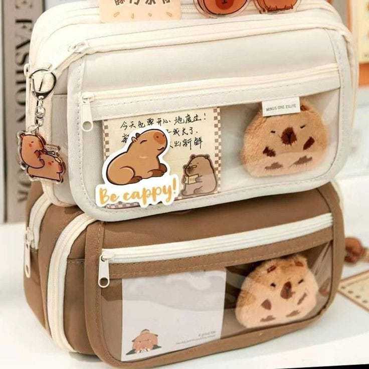 

Tempat alat tulis kotak pensil aesthetic korea Tas PenaTempat Pencil Motif Teddy Bear
