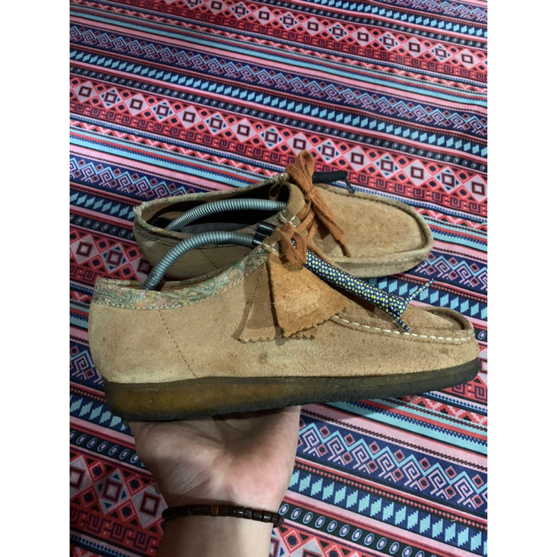 Clarks wallabees X stussy