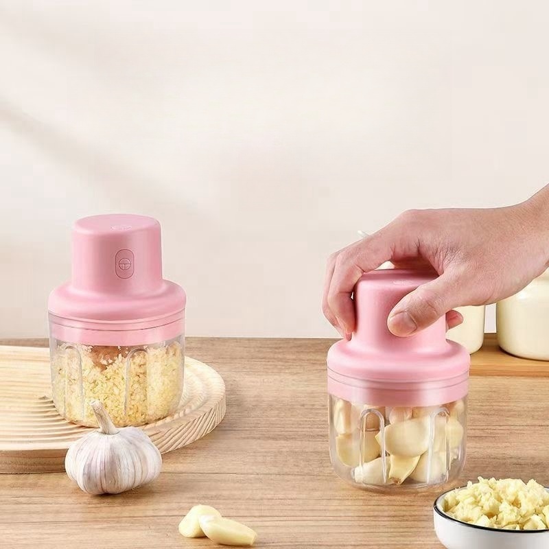 Penumbuk Bawang Putih Listrik/Mini Chopper Listrik / Intelligent Garlic Electric Machine Pemotong