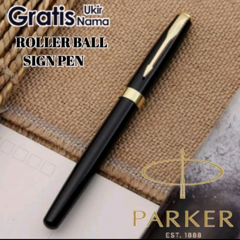 

Ballpoint Mewah Roller Ball Sign Pen Parker Gratis Grafir nama Dan Box Exlusive