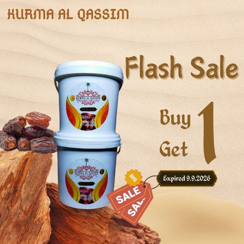 

TERMURAH 2PCS Kurma Ember Al Qassim 450gr | Kurma | Ramadhan
