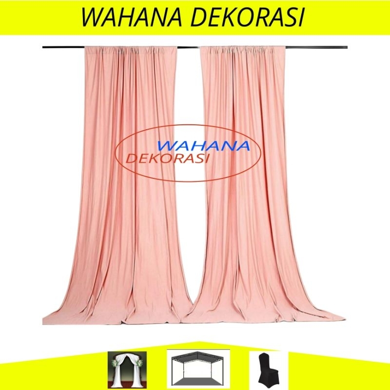 Kain backdrop lamaran 50cmx2m