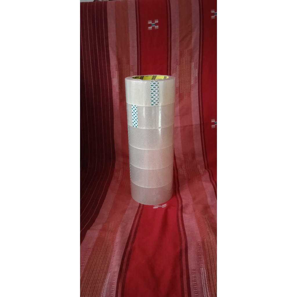 

Lakban/Isolasi/Tape Bening Merk Max Original 80 Yard