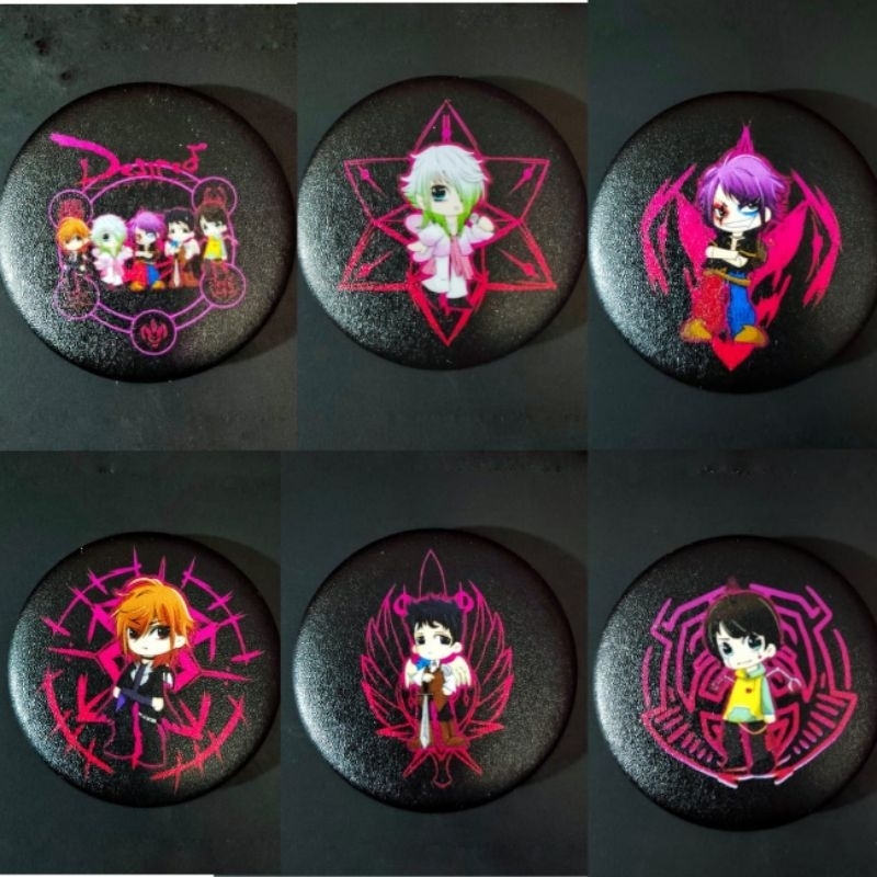 DesireD PIn  Official Merchandise cartoon visual kei members