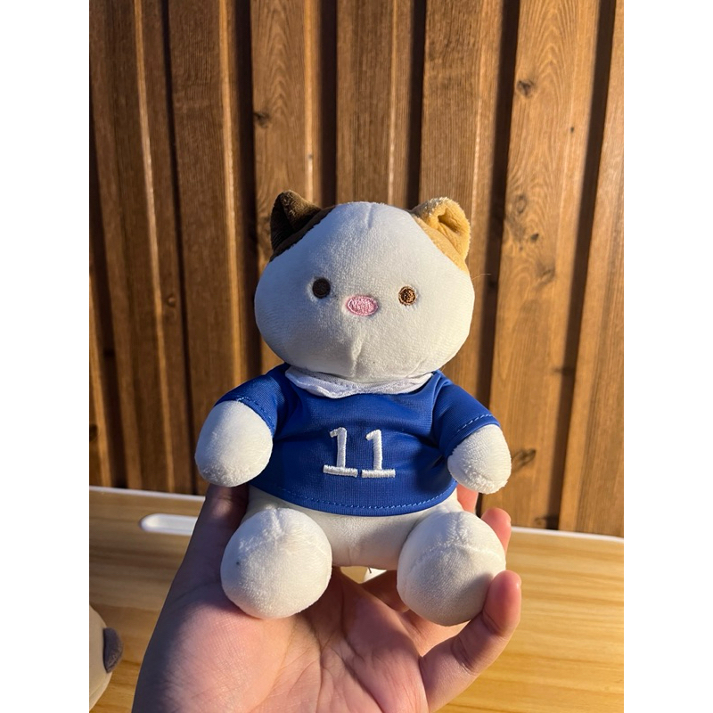 Boneka kucing kecil kostum MINISO original