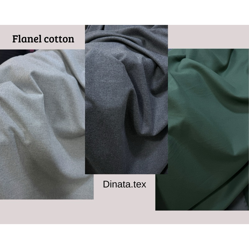 KAIN FLANEL POLOS UNIQLO