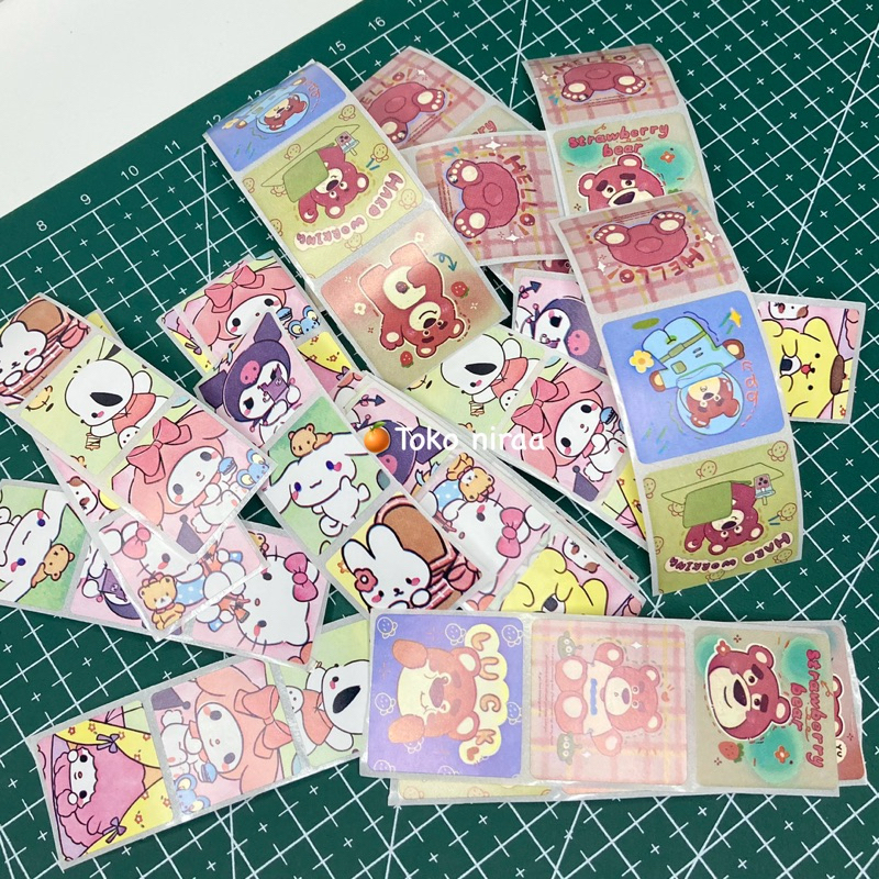 

[ 30 Stiker] Stiker Freebies gemes sekali kuromi | Stiker K-pop |
