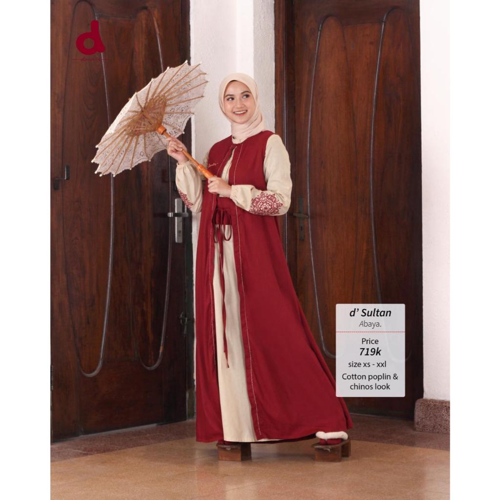 Baju Dannis Terbaru Abaya Dewasa Sarimbit Couple Keluarga D' SULTAN Size XXL