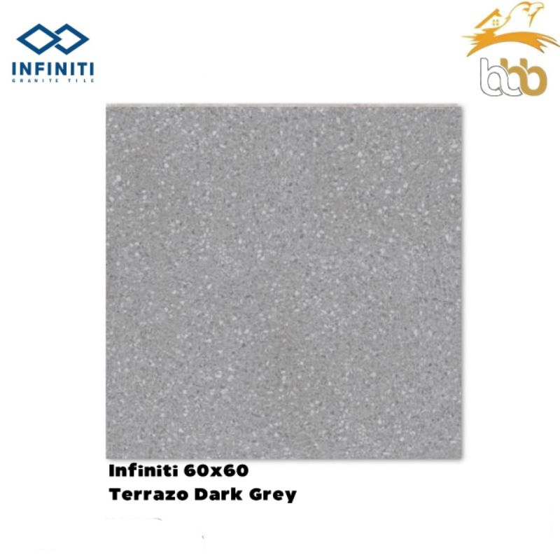 Granit INFINITI 60x60 Terrazo Dark Grey