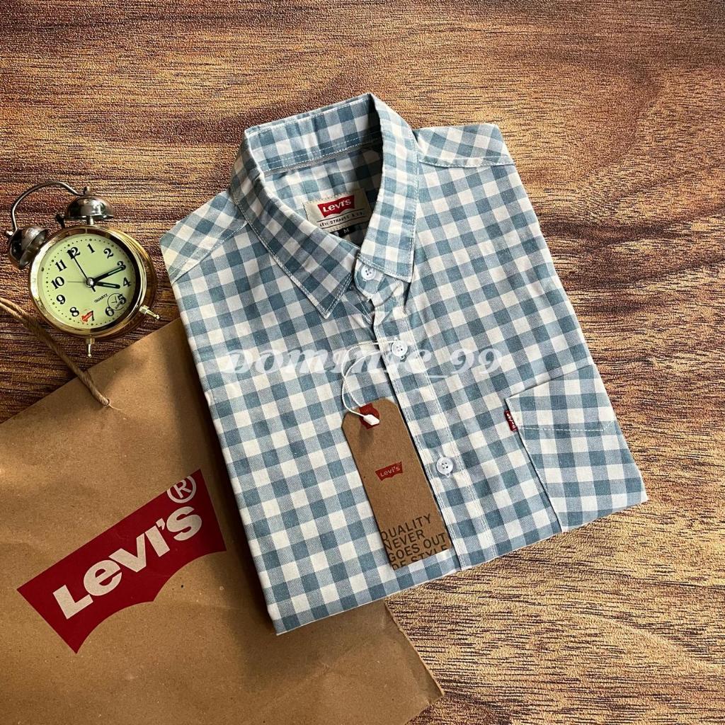 Kemeja Pria Lengan Pendek Polos Slim Fit Reguler Casual Formal Kerja Simple Santai Premium Kekinian 