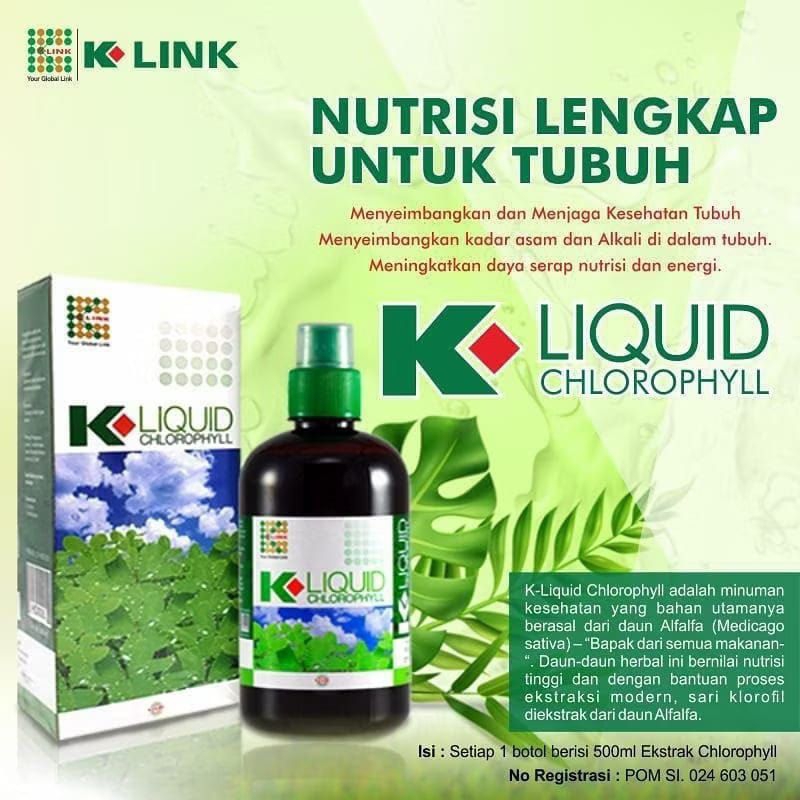 Klink Klorofil K Liquid Chlorophyll Original Clorophyl Clorofil Link