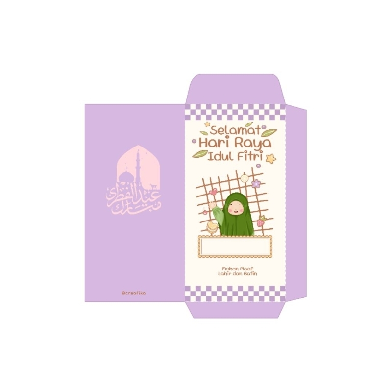 

♥️ FIKA ♥️ AMPLOP LEBARAN / ANGPOU PREMIUM BISA CUSTOM NAMA/FOTO/LOGO