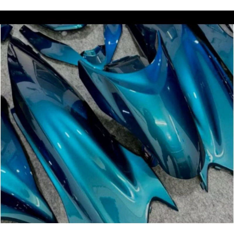 Cat Galaxy Tosca Met Cat Biru Metalik Hijau CAT motor mobil sepeda