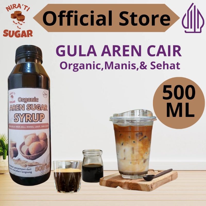 

Nira'ti Sugar - Gula Aren cair Premium 500 ML 100% Dari Gula Aren Murni