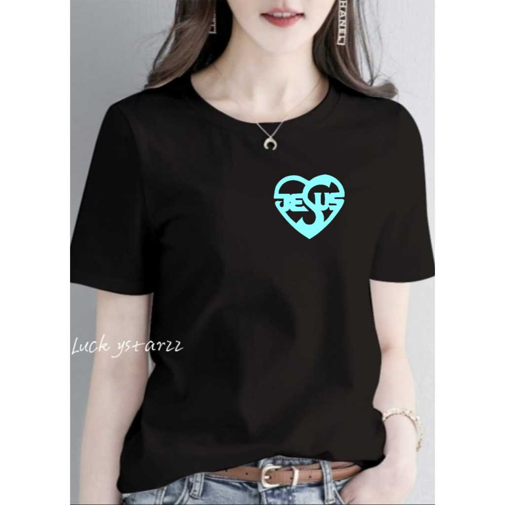 KAOS ATASAN LOVE JESUS COMBED PREMIUM