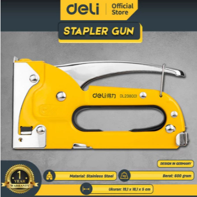 

Deli Stapler Gun / Staples Tembak 4-8mm Perkakas EDL238001 / DELITOOLS.STORE