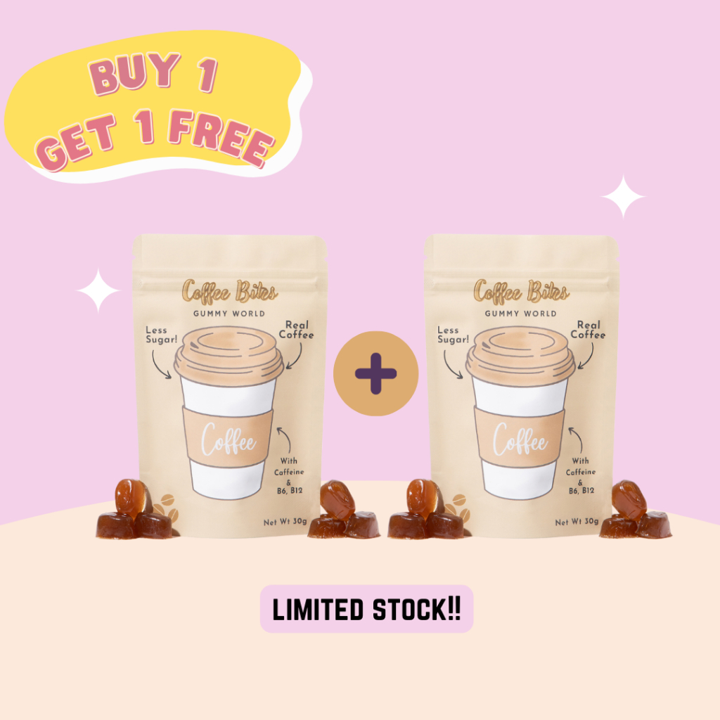 

Bites Sugar Free Vitamin Gummy (Coffee) - Buy 1 Get 1