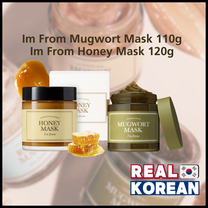 Im From Mugwort Mask 110g | Im From Honey Mask 120g