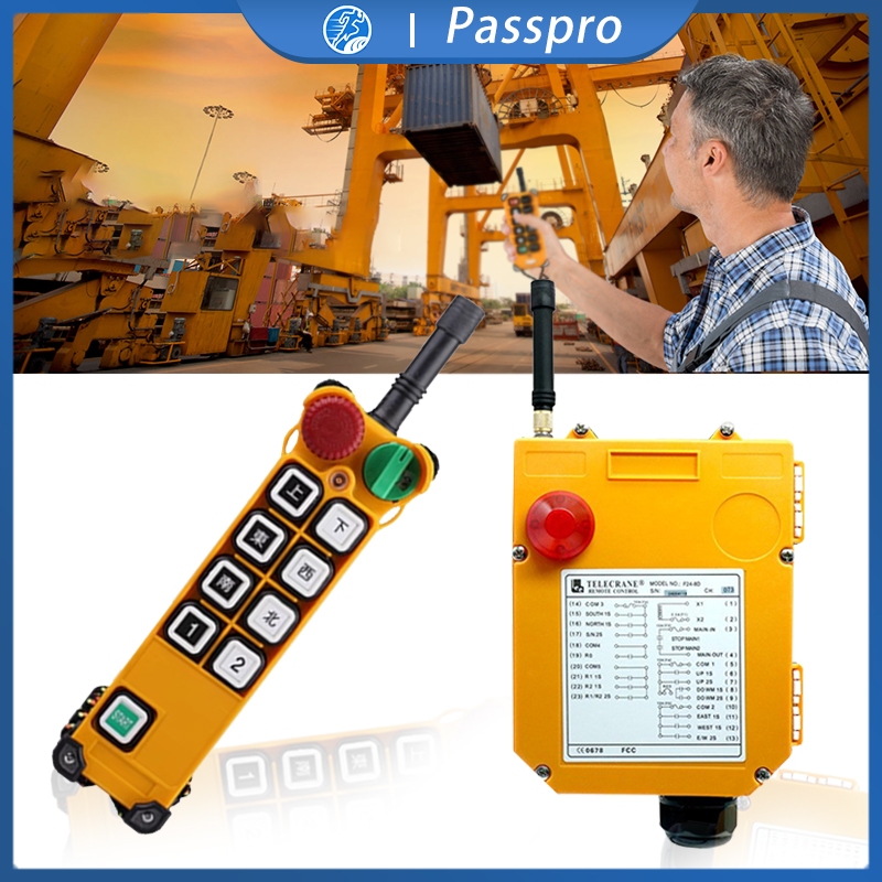 Telecrane F24-8D 10D Remote Wireless Industrial Hoist Crane Push Button