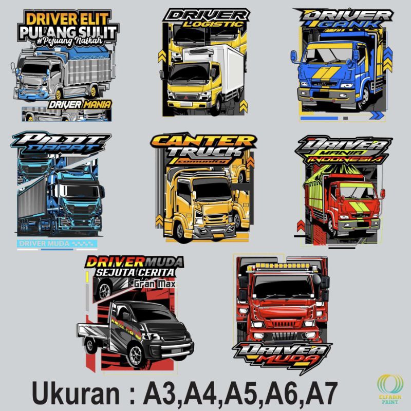 

Dtf Stiker Sablon Setrika Gambar Truck Ukuran A3 A4 A5 A6 A7 Tinggal Tempel Atau Press