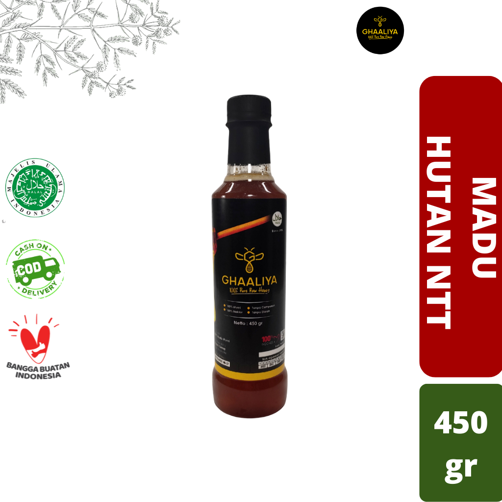 

Madu Murni Asli Madu Hutan NTT Nektar Multiflora 450gr