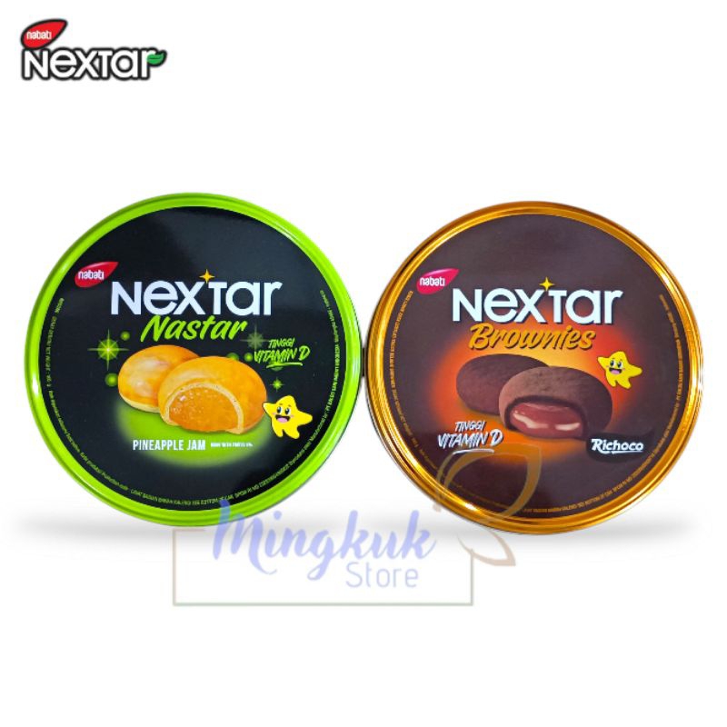 

Nextar Kaleng 160gr - Nextar Brownies Coklat, Nastar Pineaple Jam 160 gr