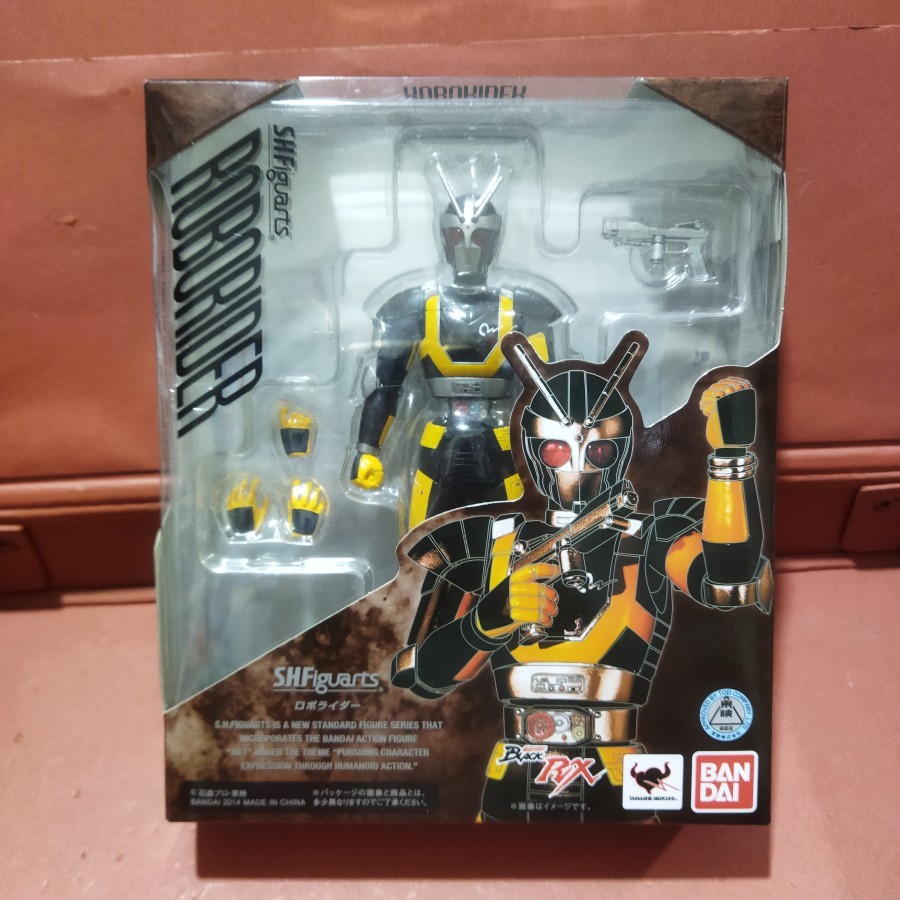 Action Figure SHF Kamen Rider ROBO RIDER from Masked Rider Black RX Sowa Satria Baja Hitam RoboRider