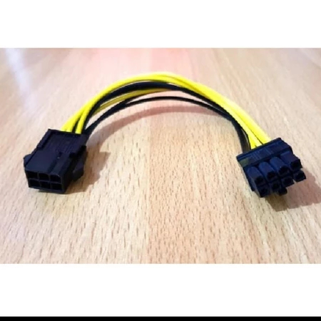 Power VGA PCIE 6 pin Female to 8 pin Male